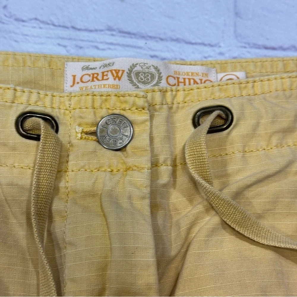 J.CREW broken in chino Classic Twill cargo pocket skirt Y2K vintage size 10 GUC
